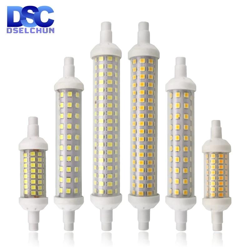 R7S LED 78mm 118mm 135mm r7s Light Bulb 6w 9w 12w SMD 2835 Lampada LED Lamp 220V corn light Energy Saving Replace Halogen Light