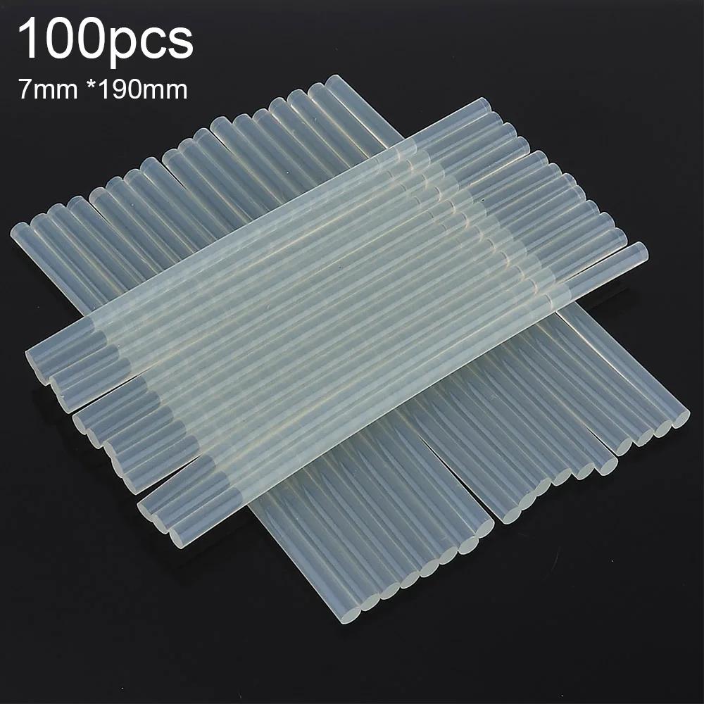 5-100pcs Transparent Hot Melt Glue Stick 7mm / 11mm Strong Visco Home DIY Tools for Electric Glue Gun Craft Album Repair