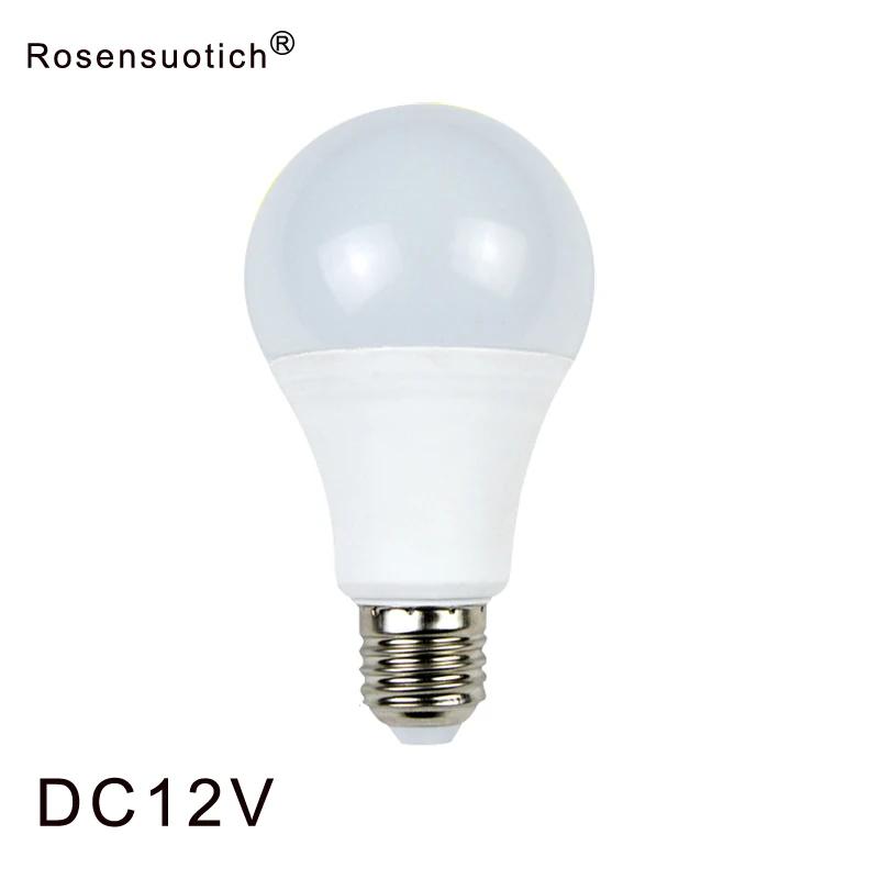 E27 LED Bulb Lights DC 12V smd 2835chip lampada luz E27 lamp 3W 6W 9W 12W 15W 18W spot bulb Led Light Bulbs for Outdoor Lighting