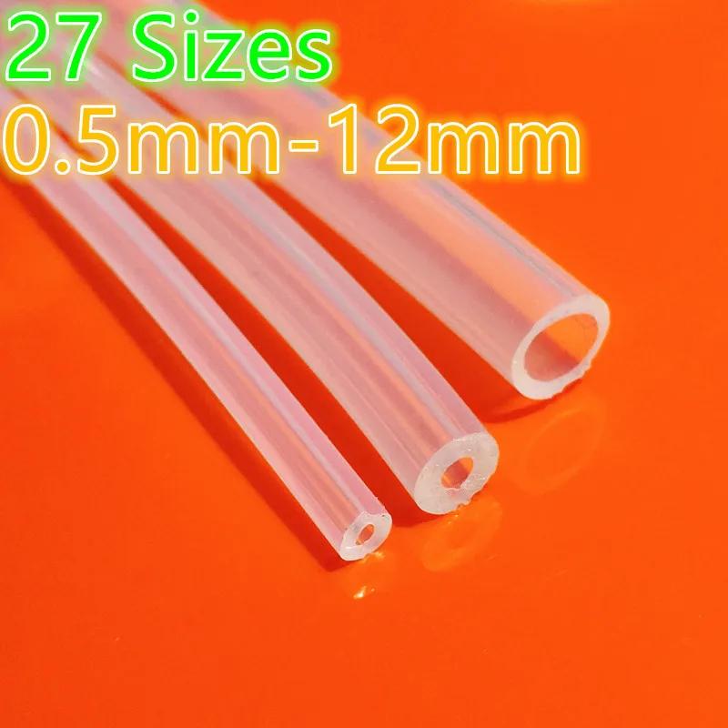 1m/3m/5m 27 sizes 0.5mm to 12mm Food Grade Transparent Silicone Tube Rubber Hose Water Gas Pipe Dropshipping