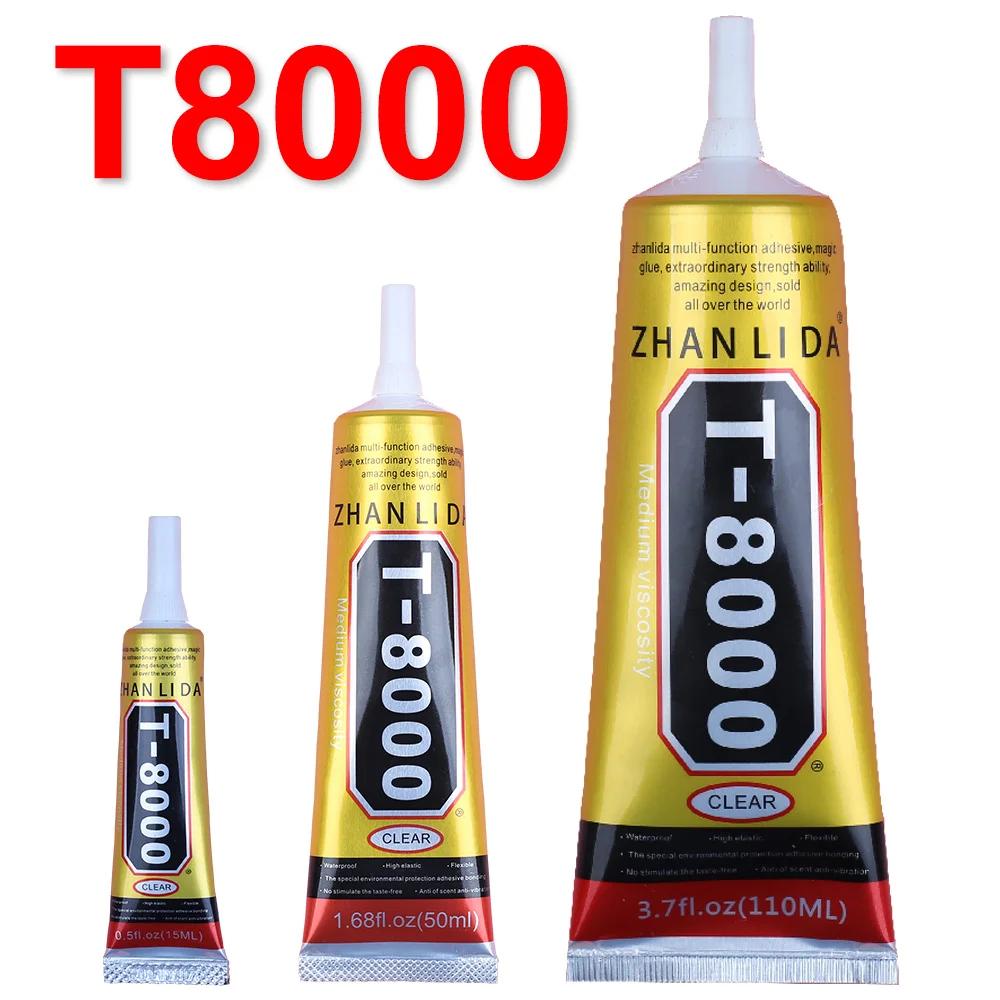 15/50/110ML Transparent T8000 Glue Clear Phone Repair Jewelry Craft Fiber Electronic Component Contact Adhesive T-8000 Sealant