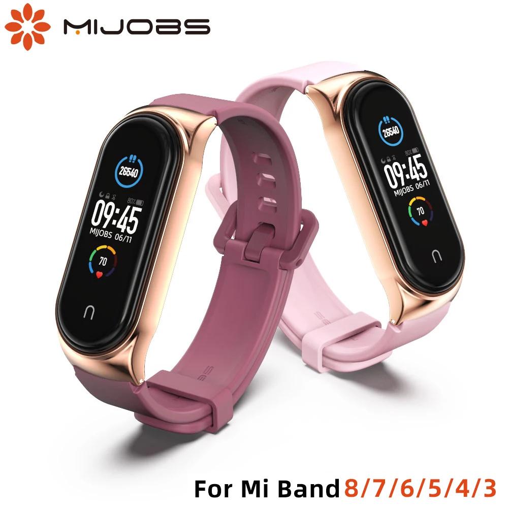 Strap For Xiaomi Mi Band 7 8 9 6 5 4 3 Silicone Wristband Bracelet Replacement For Xiaomi Band 4 MiBand 7 6 5 4 3 Wrist Strap