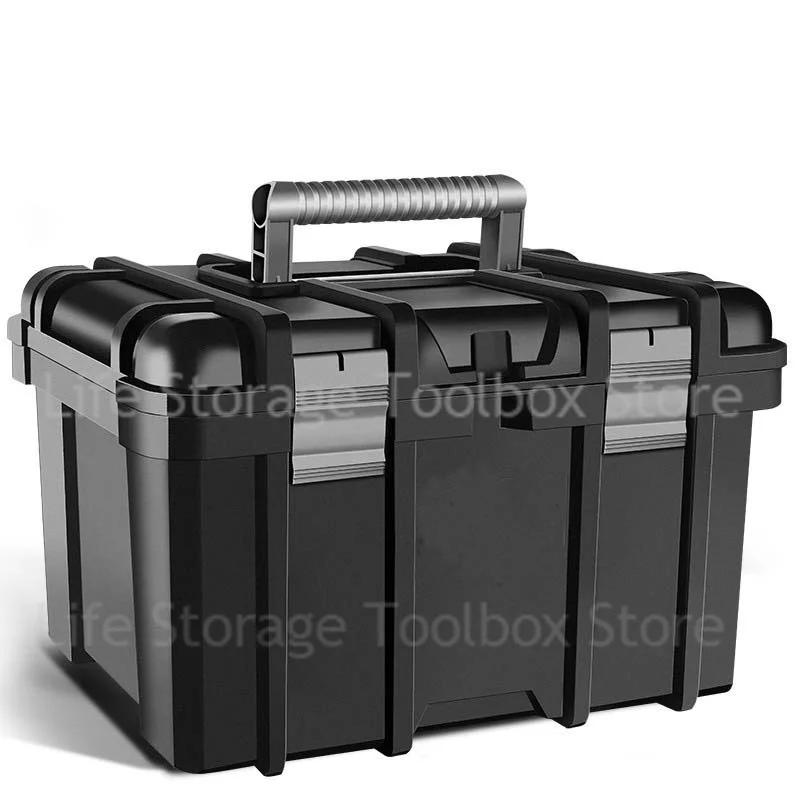 Empty Large Tool Box Shockproof Hard Case Hardware Tool Box Organizer Tool storage for Mechanics Electrician Plastic Case 대용량공구통