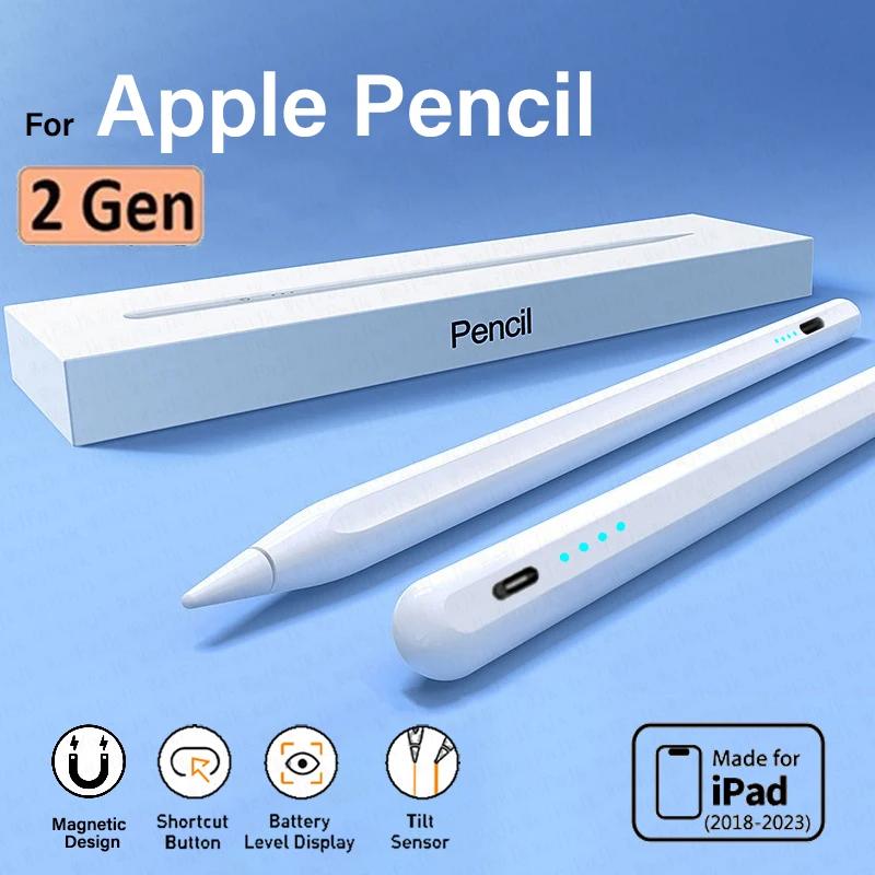 For Apple Pencil 2nd Generation iPad Pencil 2 1 Stylus Pen For iPad Pro 11 12.9 Air 5 7 8 9 10 th Mini 5 6 2018-2023 Accessories