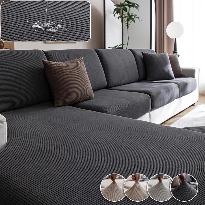 Elastic Sofa Cover Luxury Adjustable Elastic Couch Cover for Living Room Sofa Seat Cover 1 2 3 4 seat l shaped full set