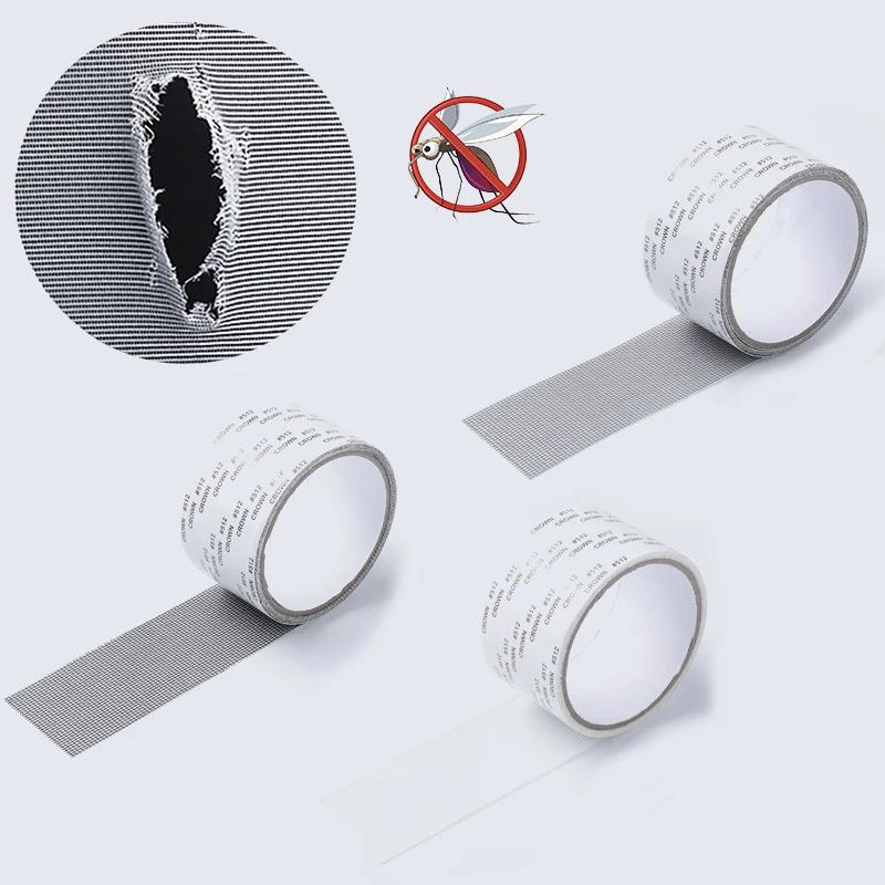 Window Screen Repair Tape Waterproof Anti Mosquito Door Mesh Patch Tape Broken Holes Repair Essential Accessories Tool 5x200cm