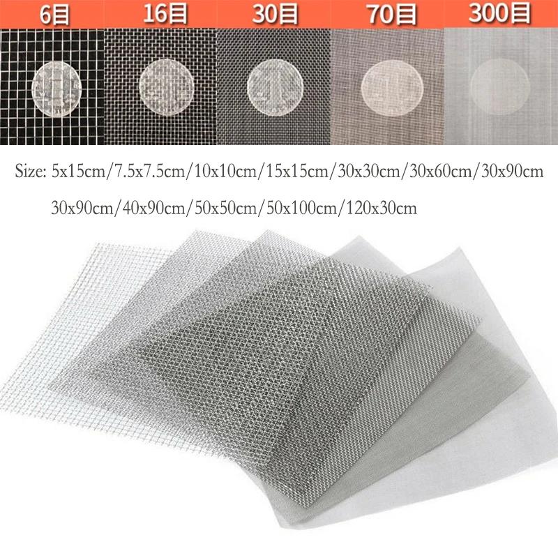 4/20/30/100/120/200/300/400 Mesh High Quality Stainles Steel  Metal Mesh Woven Wire Screening Sheet Screening Filter Sheet