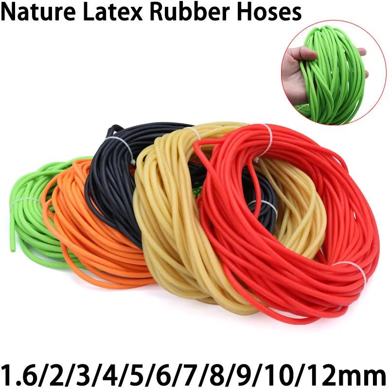 1/3/5M Nature Latex Rubber Hoses 1.6 2 3 4 5 6 7 9 10 12 14 17mm High Resilient Elastic Surgical Medical Tube Slingshot Catapult