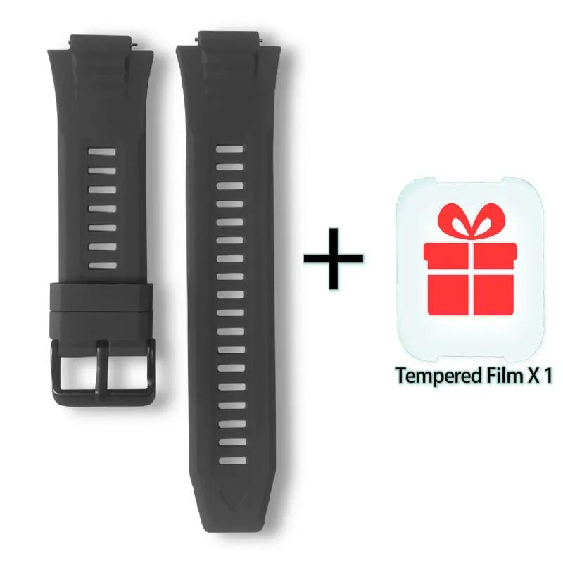 Original Mk66 Smart Watch Straps Waterproof Bands15mm Bracelets Free A Piece Of Tempered Glass Smartwatch Parts