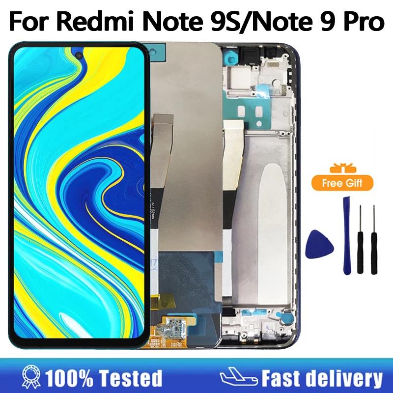 6.67" Display For Xiaomi Redmi Note 9 Pro LCD Display Touch Screen Digitizer For Redmi Note 9S Display Replacement Parts