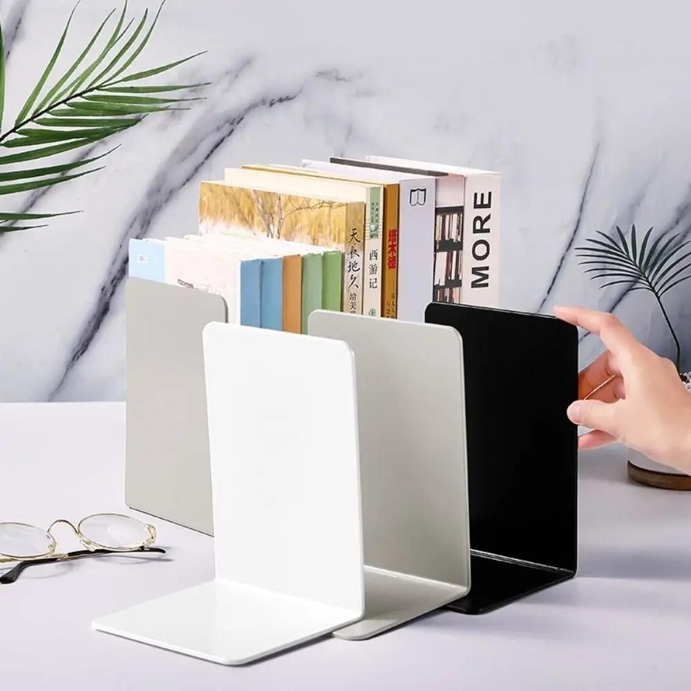 Simple Ins Wind Book Stand L-shaped Desktop Book Stand Student Book Block Large Thickened Storage Rack Stationery