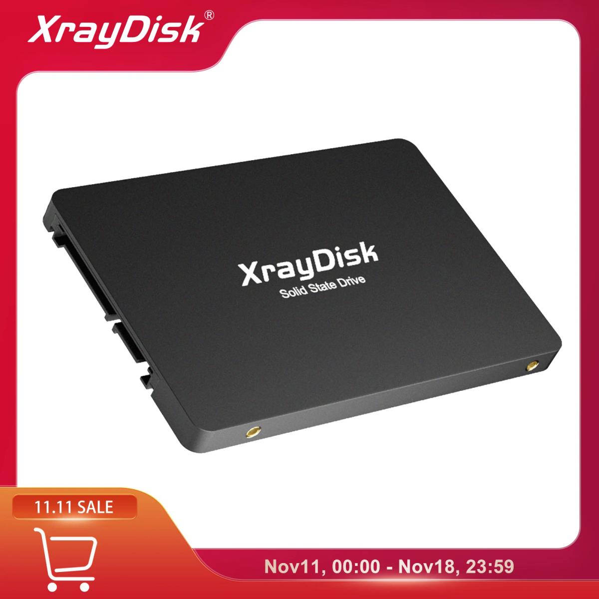 Xraydisk Sata3 Ssd Hard Disk 1TB 512GB 480GB 256GB 240GB 128GB 120GB 2.5" Solid State Drive Internal for Laptop & Desktop