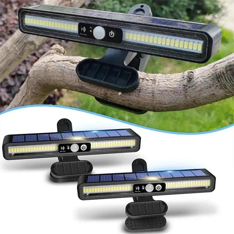 Clip On Solar Motion Lights Outdoor Waterproof,Solar Fence Lights Outside with 36 LEDs, Portable Solar Powered Security Light