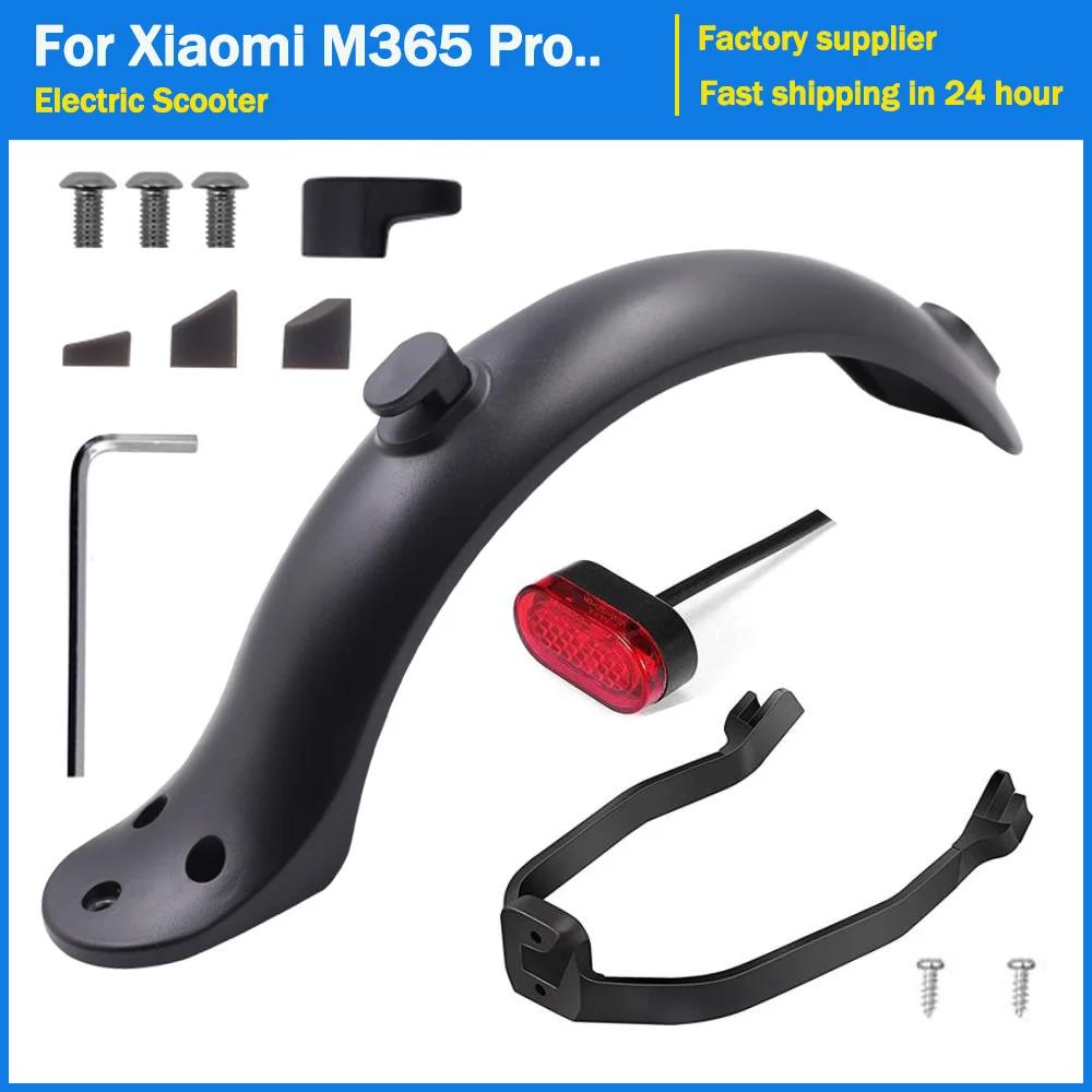 Electric Scooter Rear Fender for Xiaomi M365 Pro Short Ducktail Back Wing Taillight for Mijia Mi 3 1S Rear Mudguard Accessories