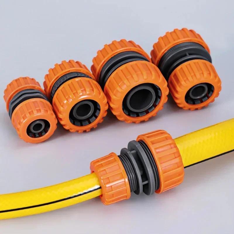 Garden Watering Hose Plastic Quick Connector 1/2" 3/4'' 1 Double Male  Coupling Joint Adapter Extender Set for  Pipe