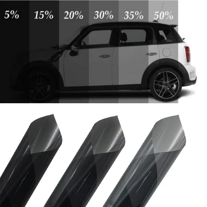 Multi-size Black Car Window Film Roll Car Auto Home Self Adhesive Glass Tint Privacy UV Protector Window Sticker Sun Shade Film