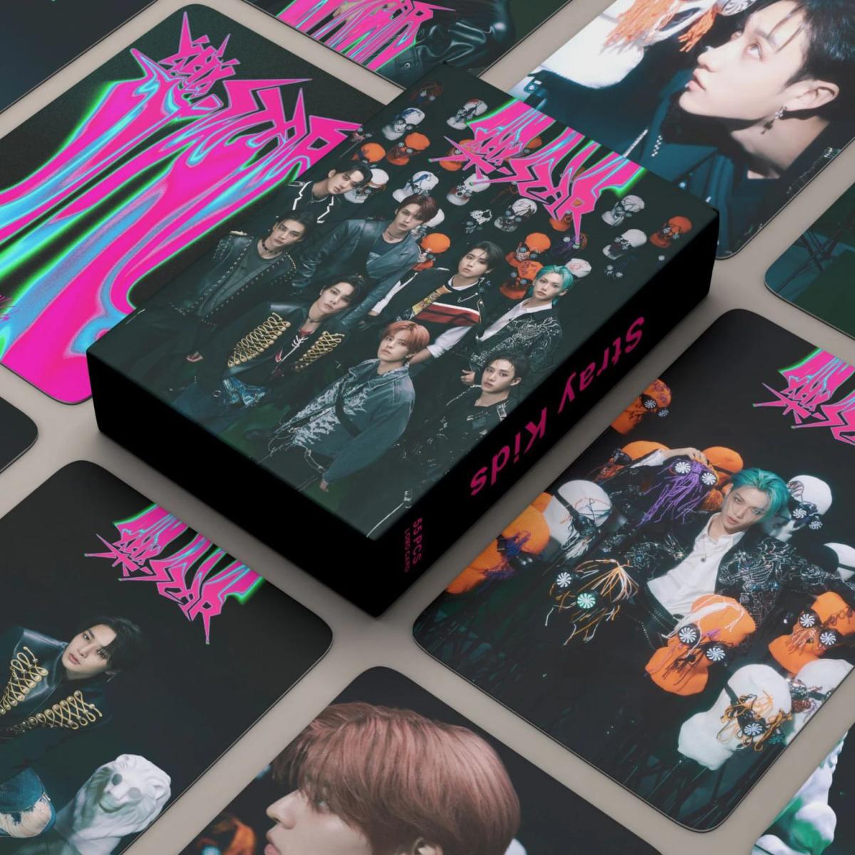 55pcs Kpop Group Lomo Cards MANIAC Photocard New Album Photo Print Cards Set Fans Collection