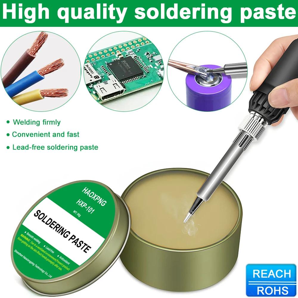 Soldering paste rosin flux lead-free easy to soldering soldering iron repair Iron sheet stainless steel sheet nickel solder wire