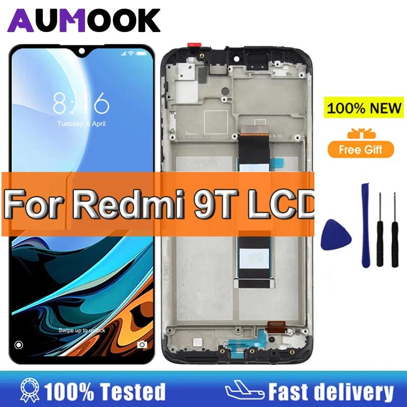 6.53" 100% Test For Redmi 9T LCD Display Touch Screen Digitizer Assembly For Xiaomi Poco M3 Display Screen With Frame LCD