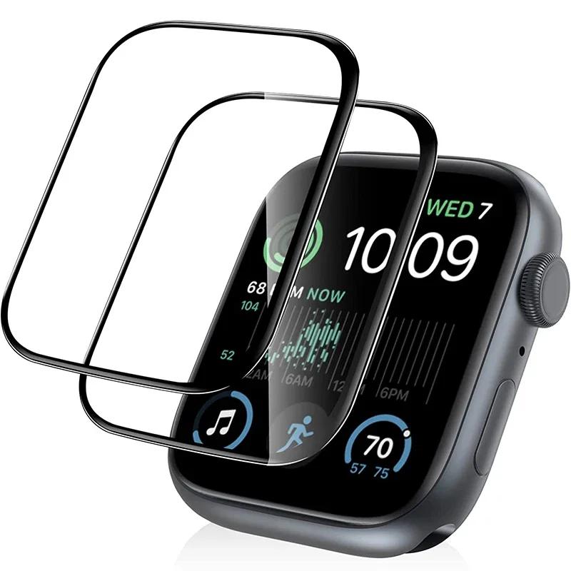 Full Curved Screen Protector For Apple Watch Ultra 3 49MM Not Glass Protective For Iwatch Series 10 9 8 7 6 5 SE 46MM 41MM 45MM