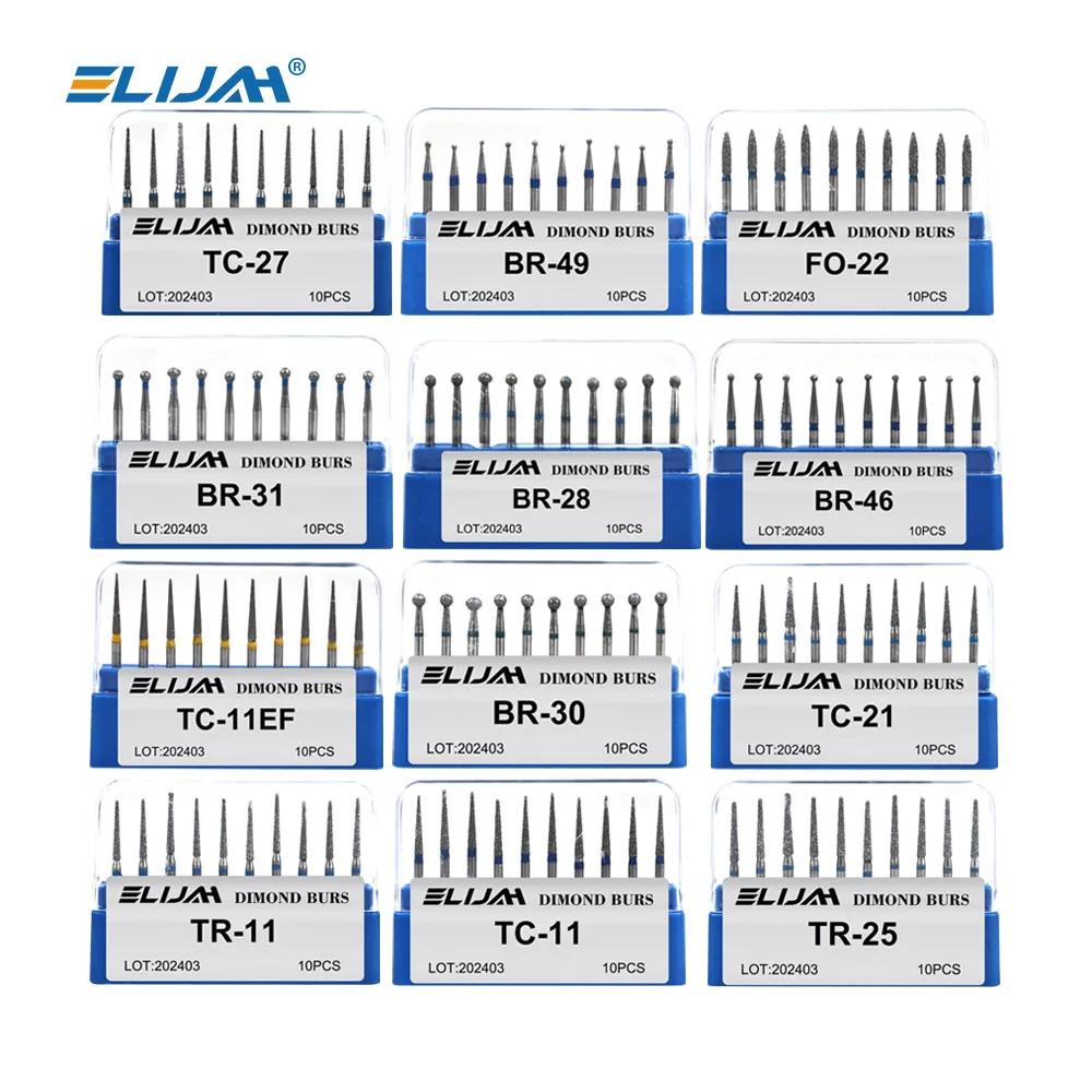 1 Box Dental Diamond Bur Multiple Model Optional Fit For Dental High Speed Handpiece Dental Instrument Tool BR TR Series