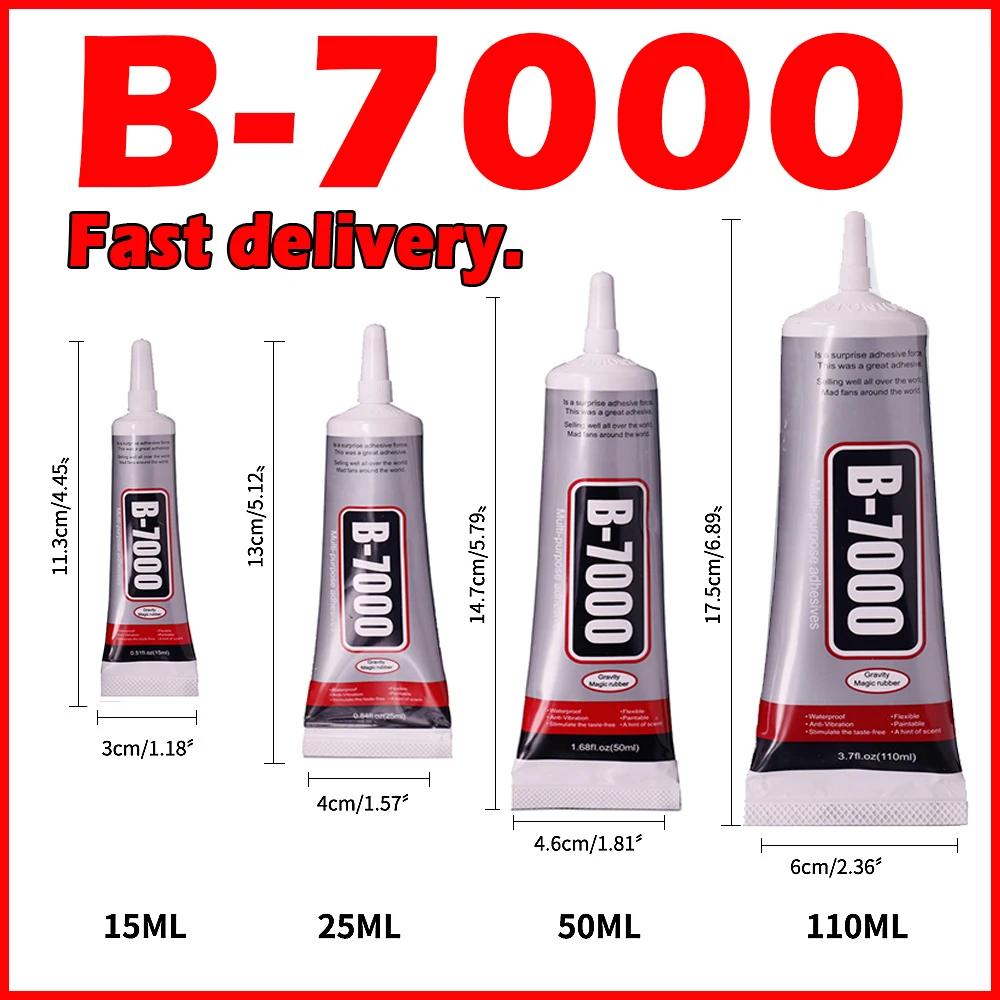 15ML 25ML 50ML 110ML B-7000 Clear Contact Phone Repair Adhesive Universal Glass Plastic DIY Glue B7000 With Precision Applicator