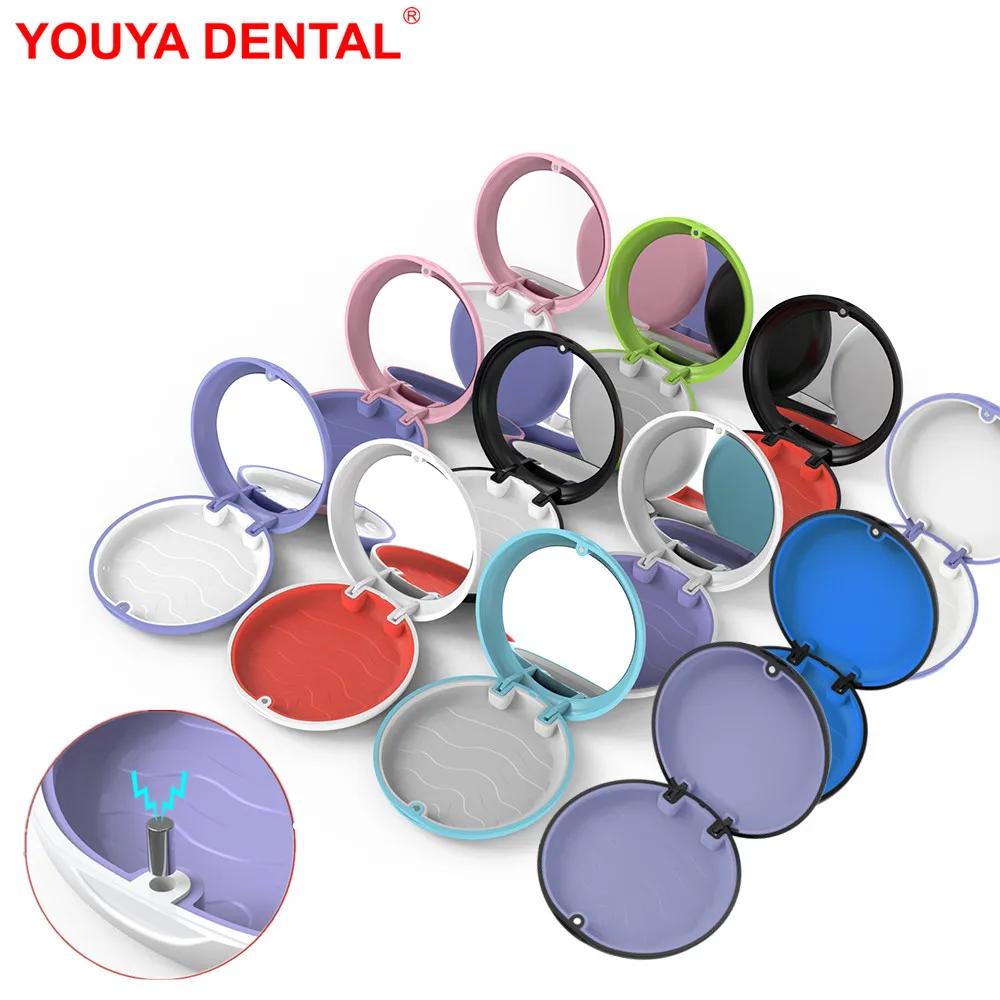 1Pc Braces Orthodontic Case Dental Retainer Box Case Magnetic Aligner Mouth Guard Container For Teeth Travel False Denture Boxes