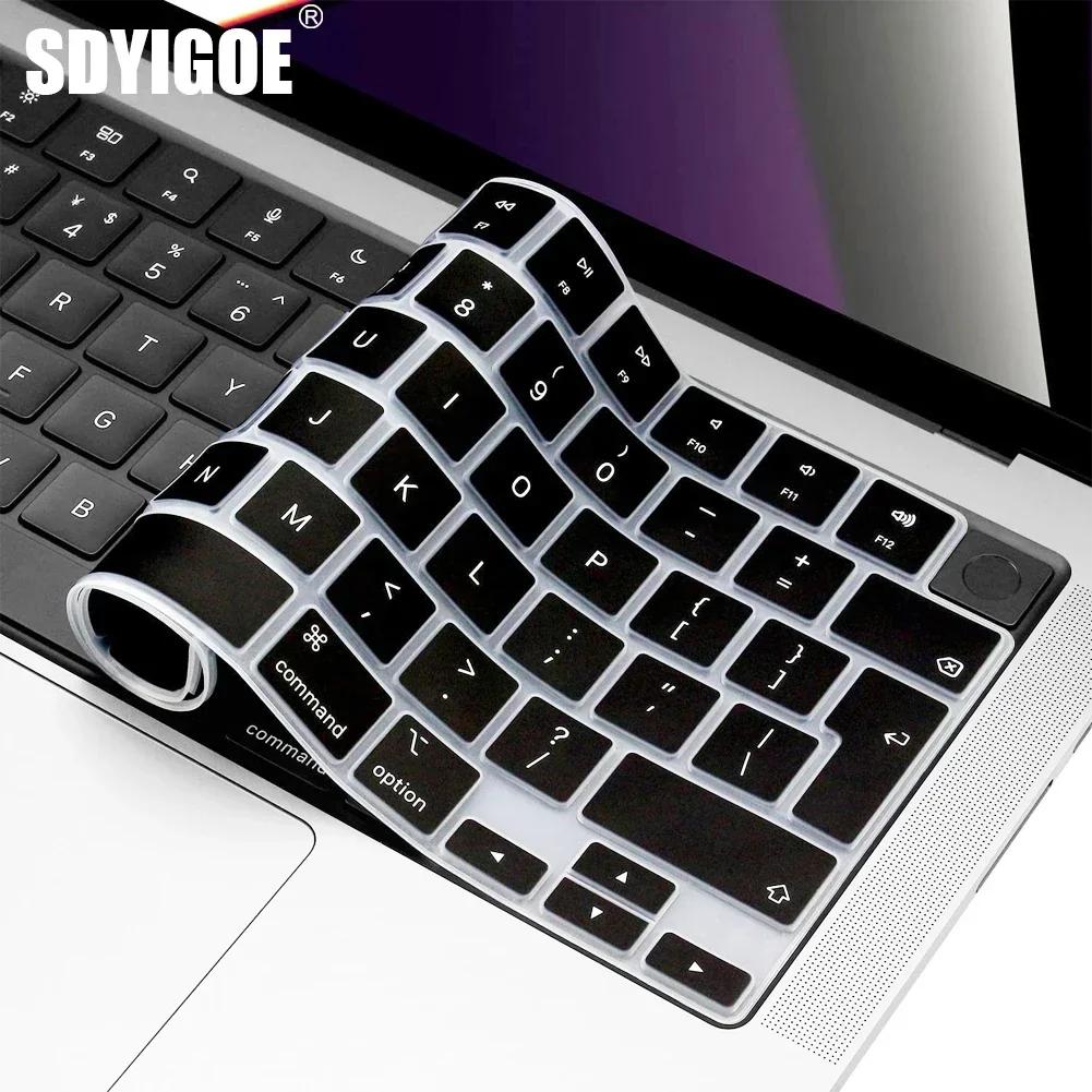 Keyboard Cover For 2005 - 2022 New M2/M3 Macbook Pro /Air 13/15/13.6/16/12 inch Skin (UK/US Layout)A2681/A2442/A3113/A2780/A3114