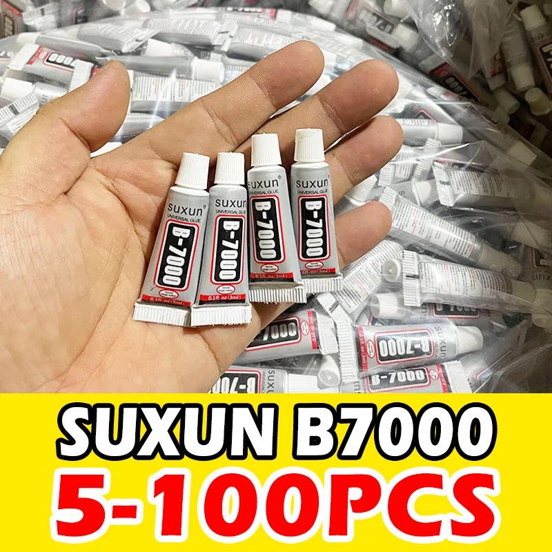 5-100pcs SUXUN B7000 Super Glue 3ml Mobile Phone Touch Screen Adhesive Telephone DIY Repair Point Diamond Jewelry Glass Glue