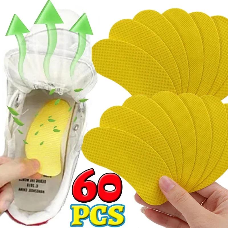 12/120pcs Shoes Deodorant Stickers Deodorant Foot Odor Deodorants Sneaker Smell Fresh Fruity Aroma Insole Sterilization Sticker