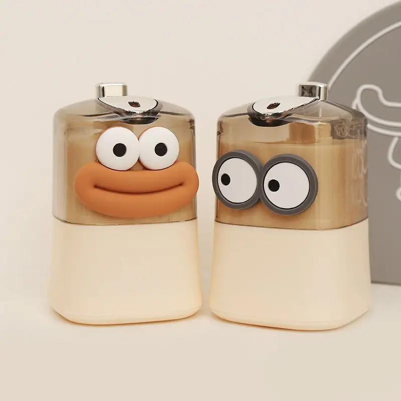 Auto Pop-Up Plastic Toothpick Holder Cute Cartoon Animal Character Toothpick Storage Box Automatic Ejection Toothpick Container