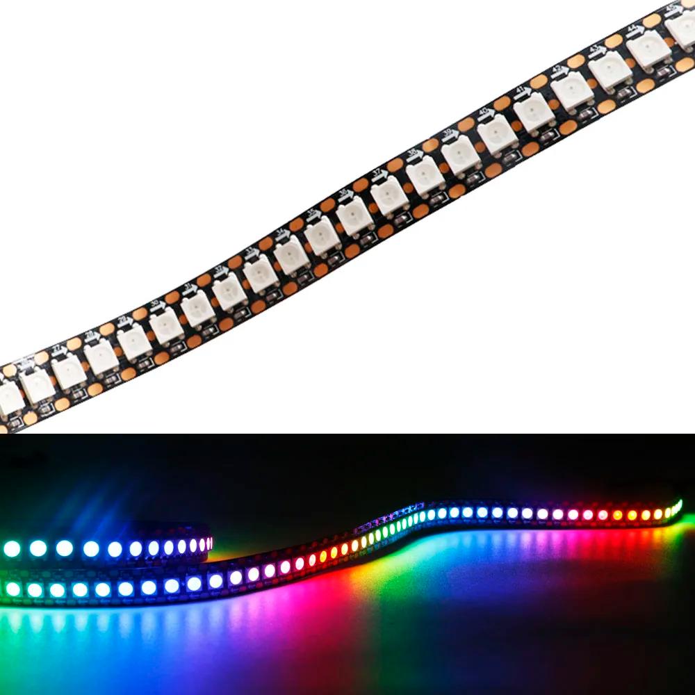 1-3M WS2812B WS2815 Led Strip 144 pixels/leds/m Addressable IC Smart 5050 RGB led Strip light  IP30/IP65/IP67 DC5V/12V