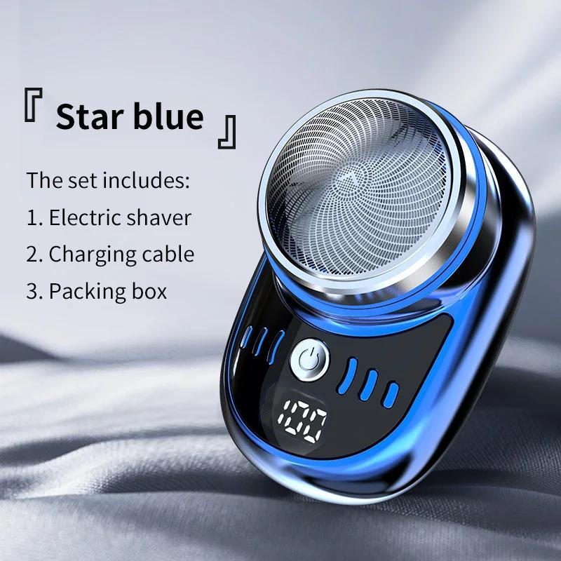 Electric Mini Shaver USB Rechargeable Razor Waterproof Men Ladies Travel Portable Shaver Newly Upgraded 2024 Shining Model