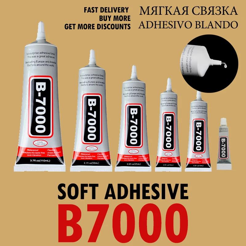 B7000 Glue 15ML 25ML 50ML 110ML Adhesive Clear Contact Phone Repair Universal Glass Plastic DIY B-7000 With Precision Applicator