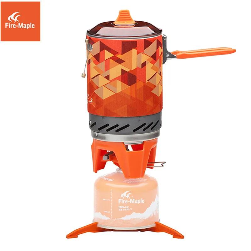 Fire Maple X2 Outdoor Gas Stove Burner Tourist Portable Cooking System With Heat Exchanger Pot FMS-X2 Camping Hiking Gas Cooker