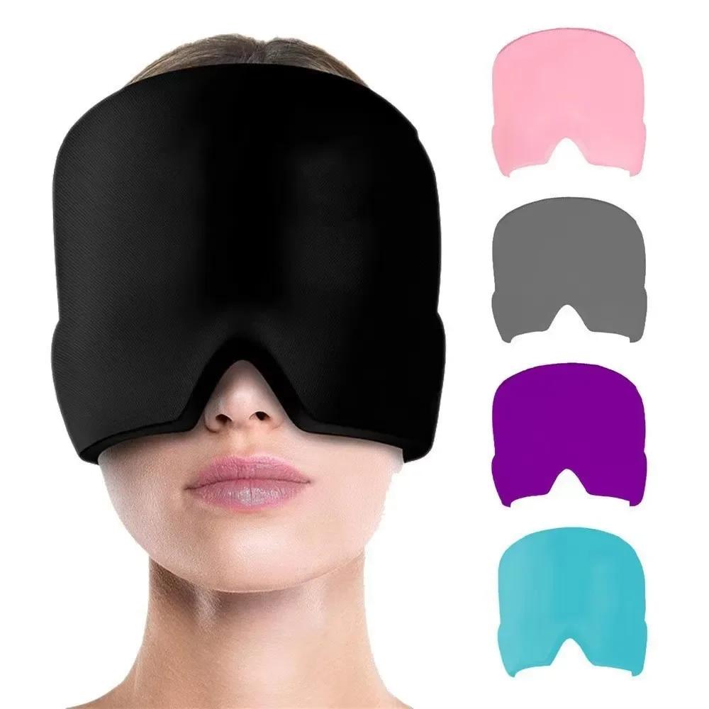 Migraine Relief Hat headache hat Gel Hot Cold Therapy Ice Cap For Relieve Pain Ice Hat Eye Mask Stress Pressure Pain Relief