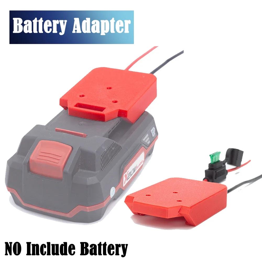 Power wheel Battery DIY Adapter for Parkside Lidl X20V Team Lithium Adapter 14 AWG Wires(With fuse and without fuse）