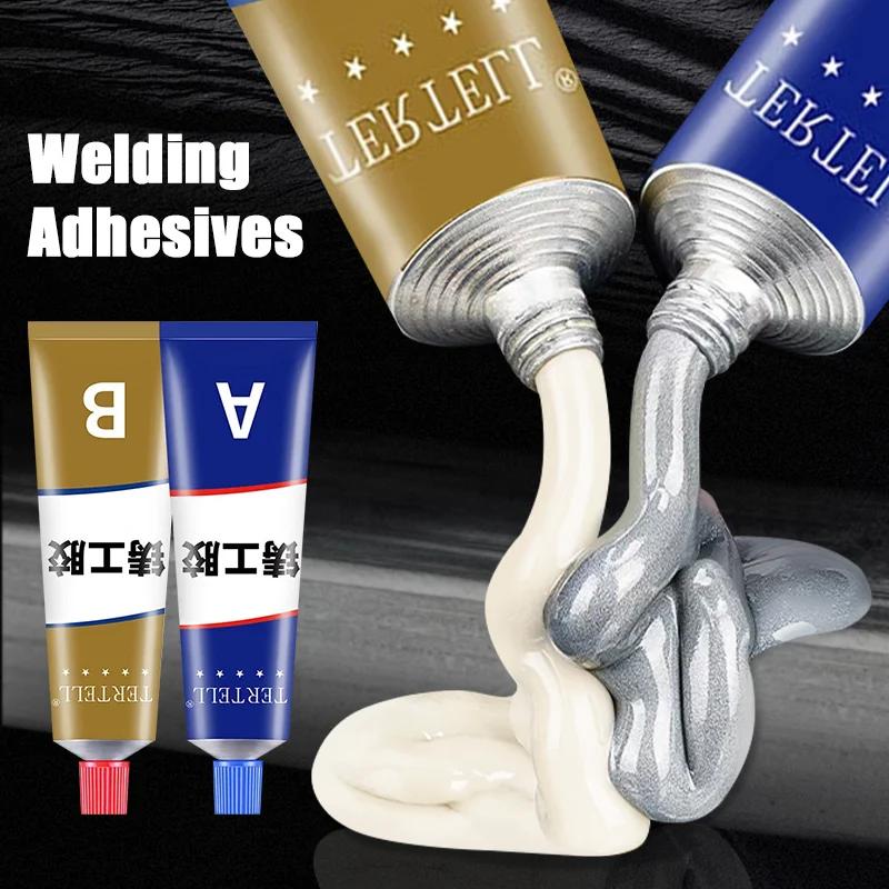 Strong Metal Repair Glue High Strength Cold Welding Glue Metal Repair Adhesive Magic Plastic Repair Casting Adhesive AB Glue