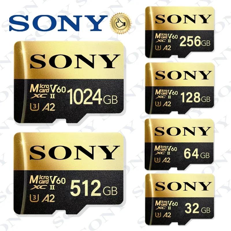 Original SONY Micro SD Card High Speed Memory Card 128GB 64GB 256GB 512GB 1TB MicroSD Flash Card For CellPhone Camera Table PC