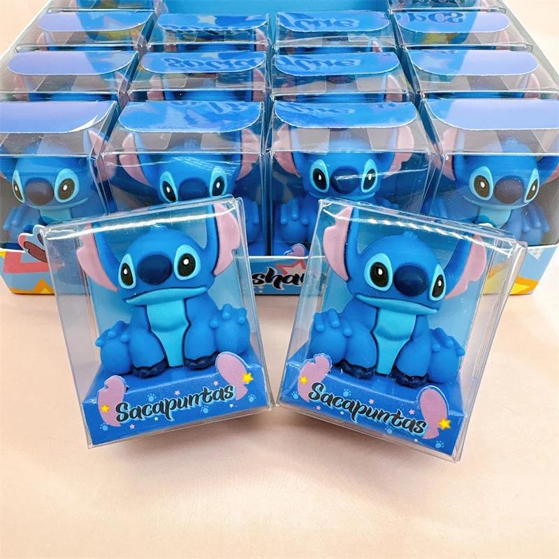 Disney Stitch Pencil Sharpeners MINISO Anime Cartoon Cute Students School Stationery Supplies Fashion Girl&Child Holiday Gifts