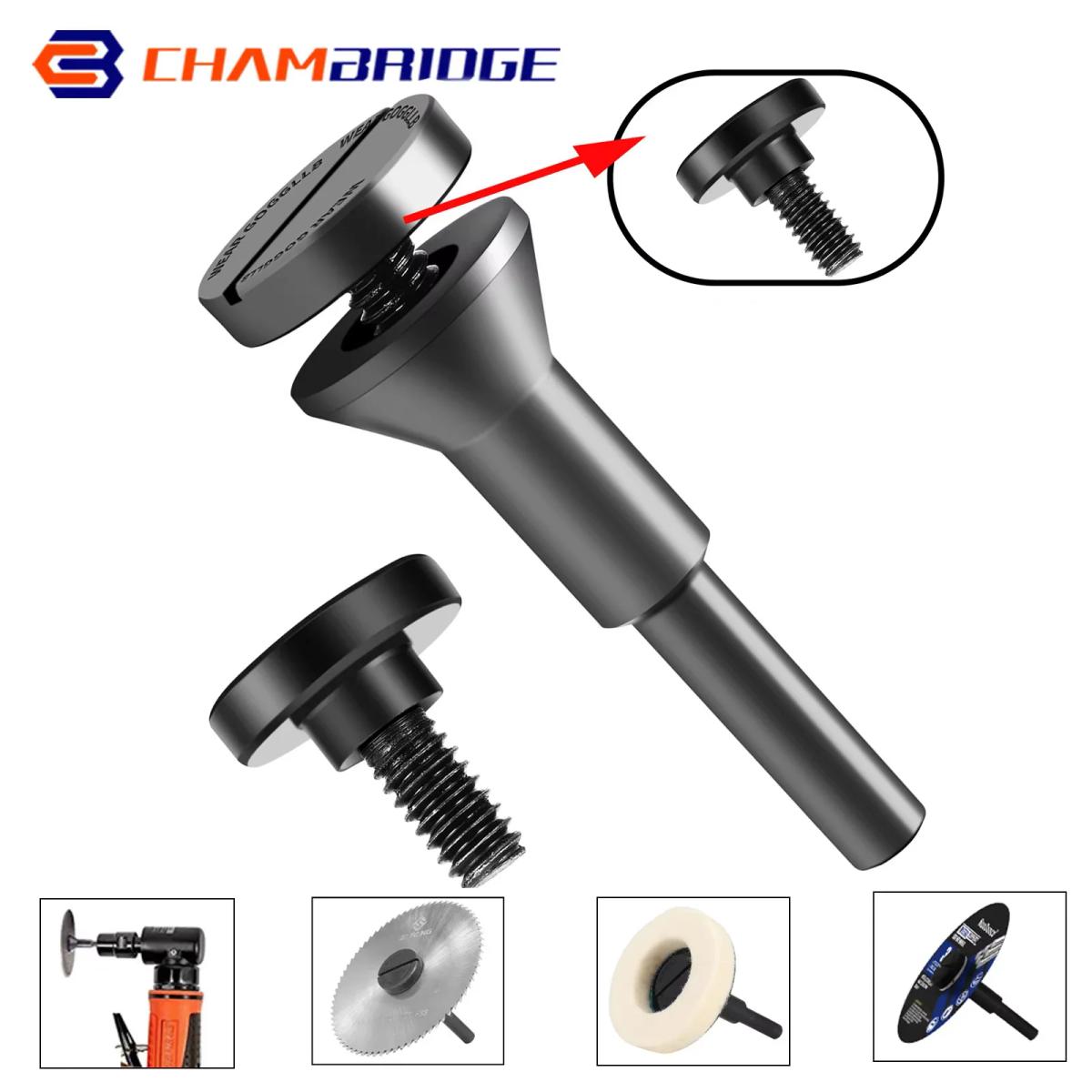 Mounting Mandrel For Cut-Off Wheels Suitable for 6mm 10mm Hole Cutting Disc Grinding Wheel Saw Blade For Die Grinder Rotary Tool