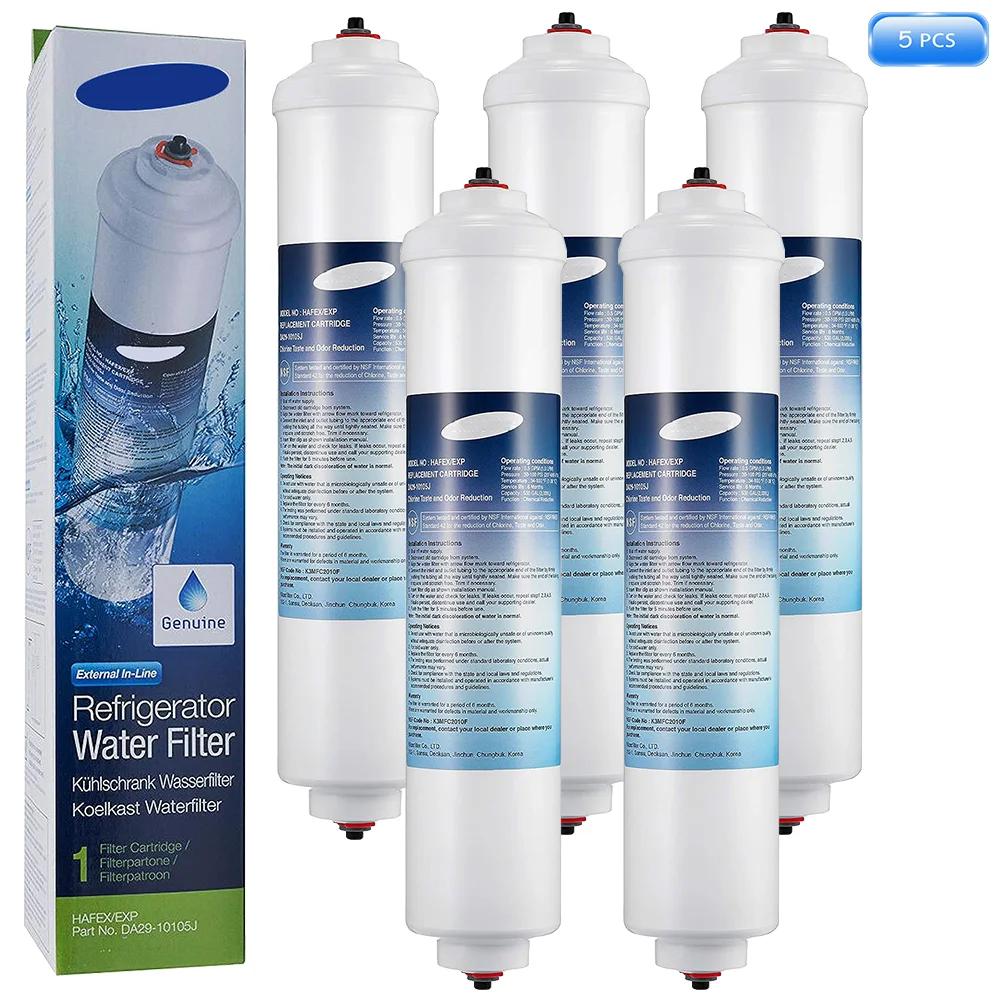 Replace Samsung Refirgerator Water Filter Plus DA29-10105J HAFEX / EXP WSF-100 Aqua-Pure Plus LG 5231JA2010B GE GXRTQR