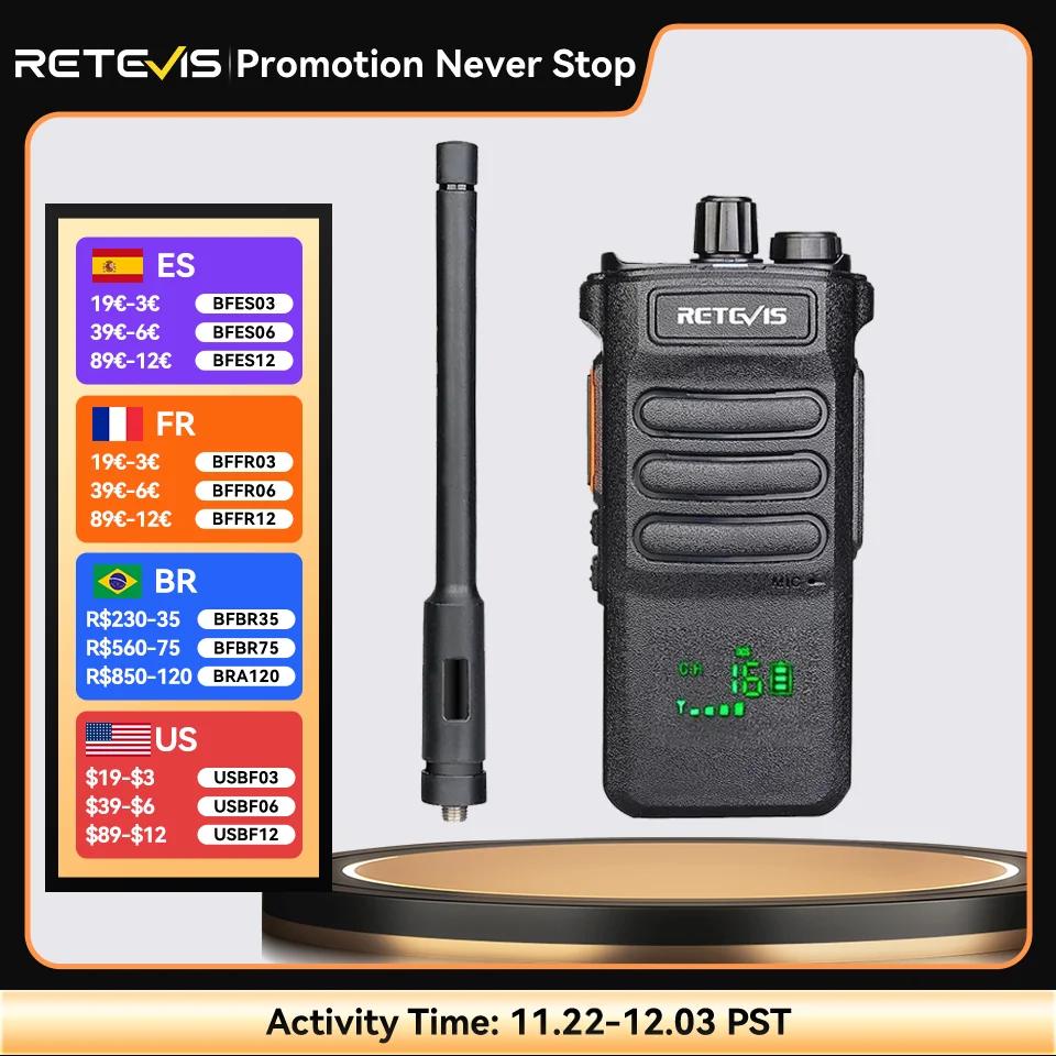 Retevis RT86 10W Walkie Talkie Long Range Communication Radios Walkie-talkie Professional Communicator Two-way Radio Long Reach