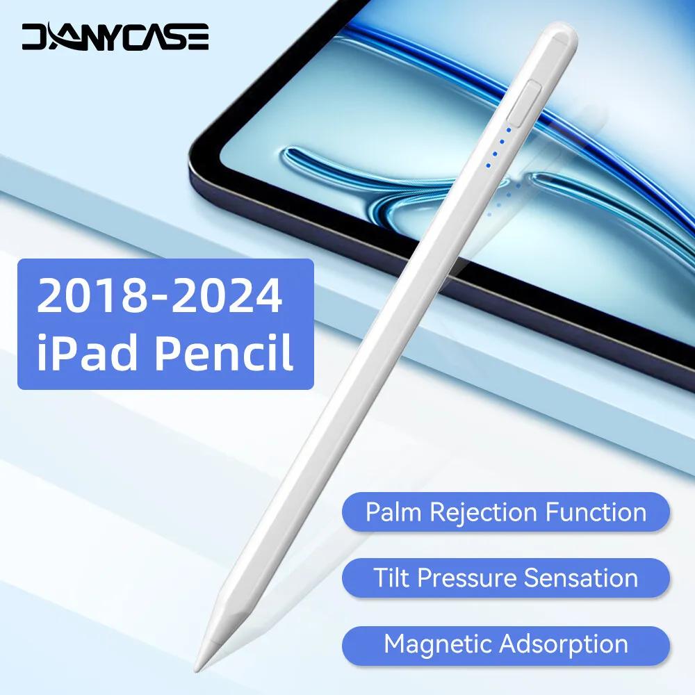 For iPad Stylus Pencil 2024 iPad Air 11 Air 13 M2 Pro 13 11 M4 5/6/7/8/9/10th Gen  Air 3/4/5 Mini 5 6 with Palm Rejection