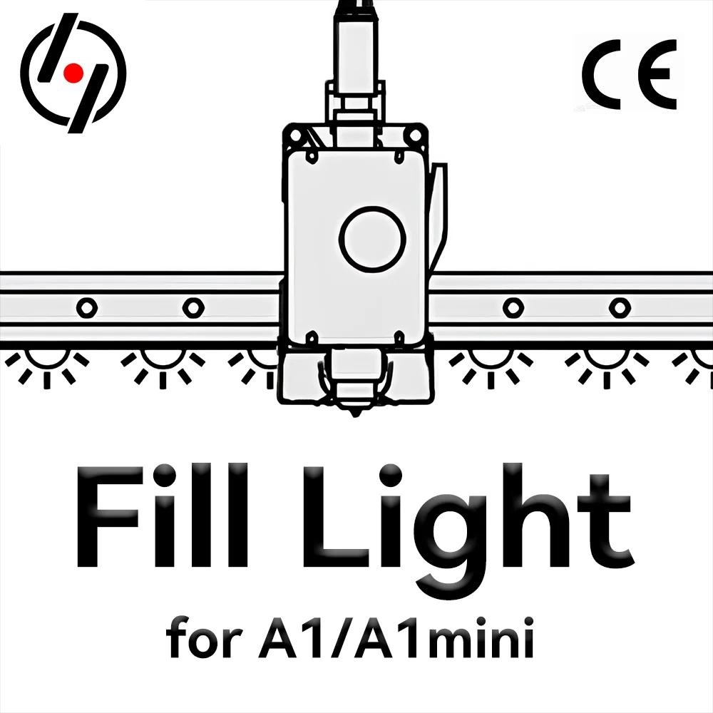 For Bambu lab A1/A1mini Led light strip Ra95 Fill light 24V Super bright Bambulab 3D printer accessories