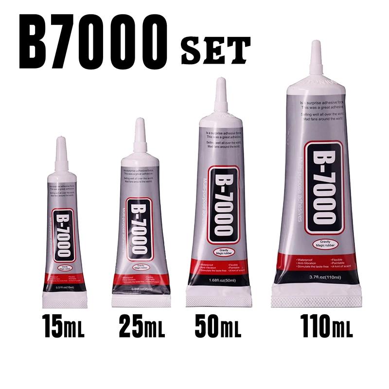 15/25/50/110ml Set B7000 Liquid Glue Clear Contact Phone Repair Adhesive Multipurpose Diy Glue With Precision Applicator Tip