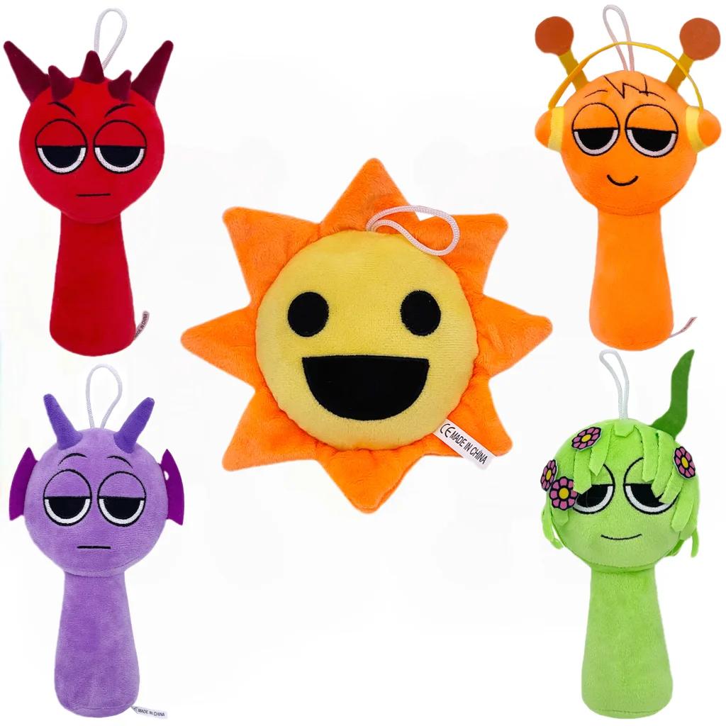 Sprunki Plush Toys Sprunki Incredibox Plushie Sprunki Soft Game Cartoon Pillow Kids Birthday Gifts Stuffed Dolls Christmas Gift