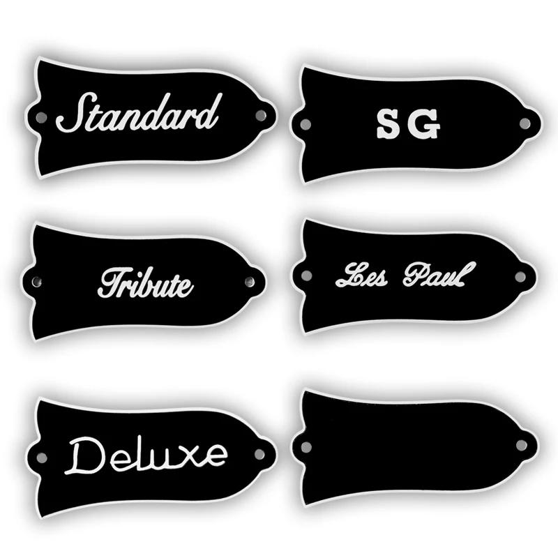 Xin Yue Custom Guitar Parts - For Gibson Electric guitar Truss Rod Cover Plate For LP Standard/Custom 2 holes