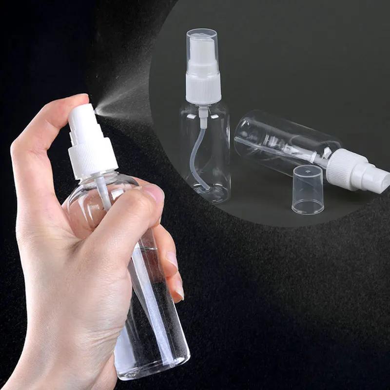 20/30/50/100ml Portable Empty Spray Bottles Refillable Bottles Travel Transparent Plastic Perfume Bottle Toxic Free and Safe