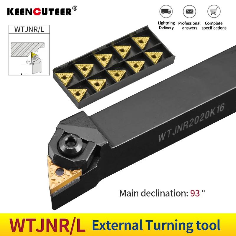 1pc WTJNR2020K16 WTJNR 1616H16 WTJNR2525M16 External Triangul Turning Tool Holder TNMG Carbide Inserts Lathe Cutting Tools Set